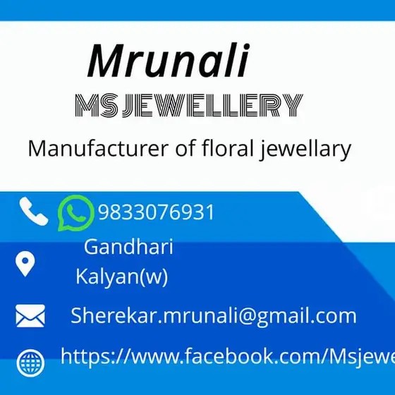 Mrunali's Flower Jewellery