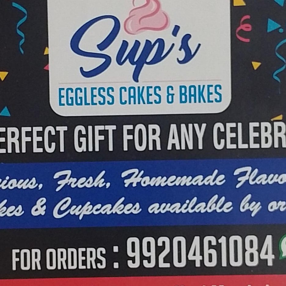 Sup's Eggless Cake And Bakes 