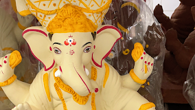 Ibhanan Namah Best Ecofriendly Ganesh idols made of Shadu Mitti and Red soil