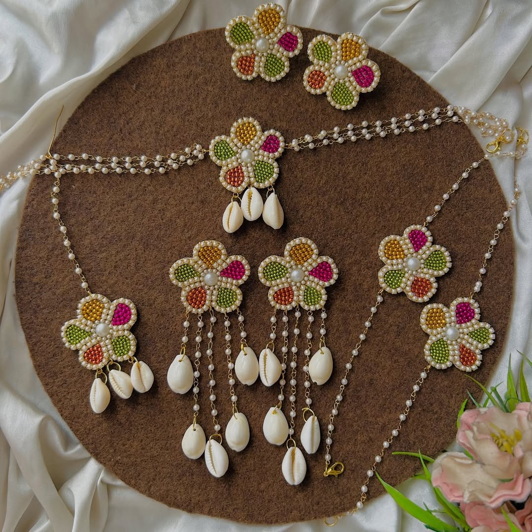 Flower Jewelry Set