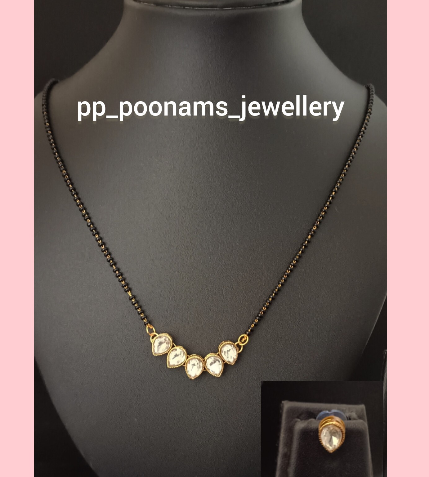 Kundan Pendant Mangalsutra