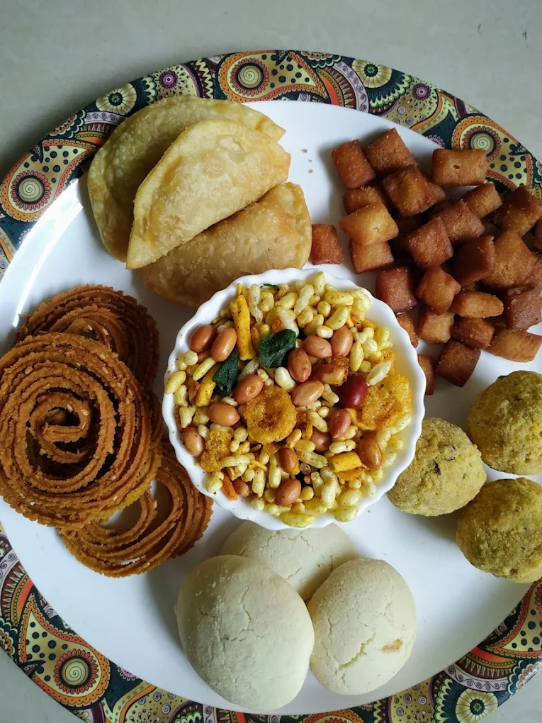 Diwali faral ahara foods