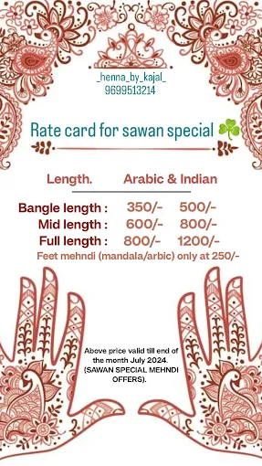 Kajal Bridal Mehndi Artist