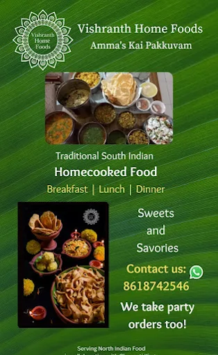 Vishranth Home Foods