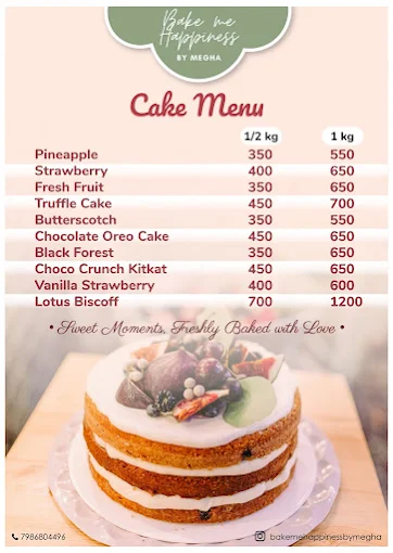 Bake me Happiness by Megha!