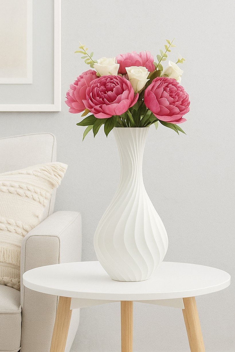 Flower Pot White Colour