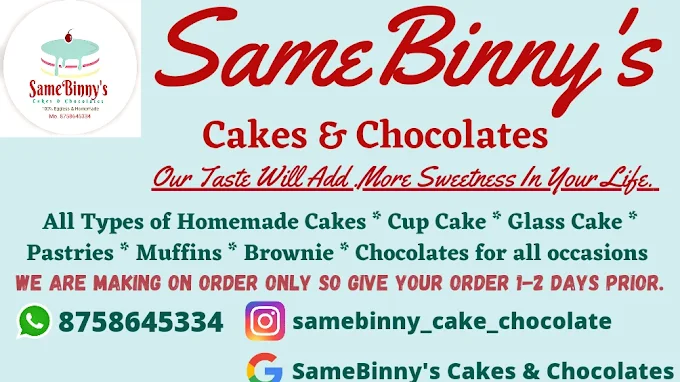 SameBinny's Cakes & Chocolates