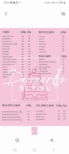 "Desserts By Pihu! "