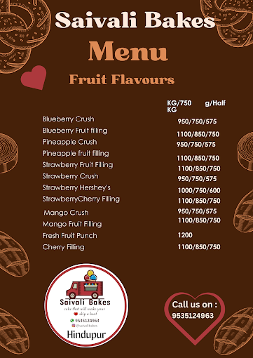 Saivali Bakes - fssai Approved Home Bakers