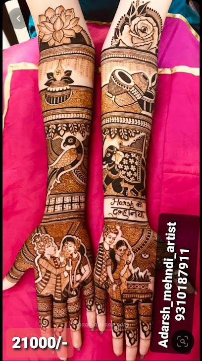 Adarsh mehndi artist.